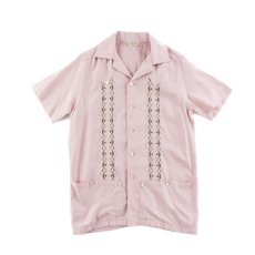 画像1: COLOR SCHEME VINTAGE CUBA SHIRTS PINK (1)