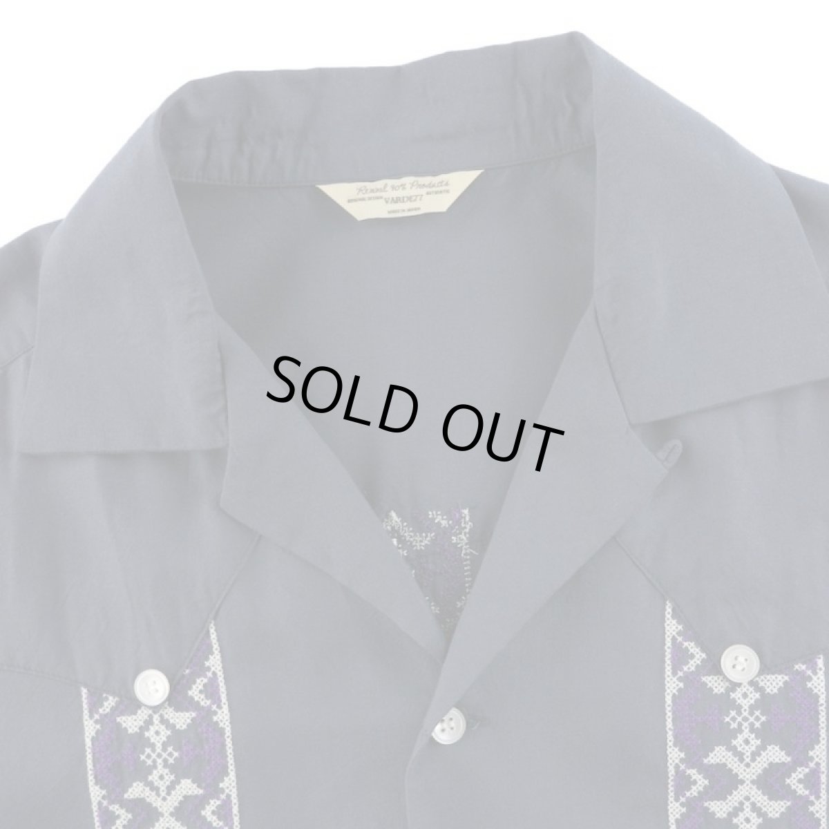 画像2: COLOR SCHEME VINTAGE CUBA SHIRTS BLACK (2)