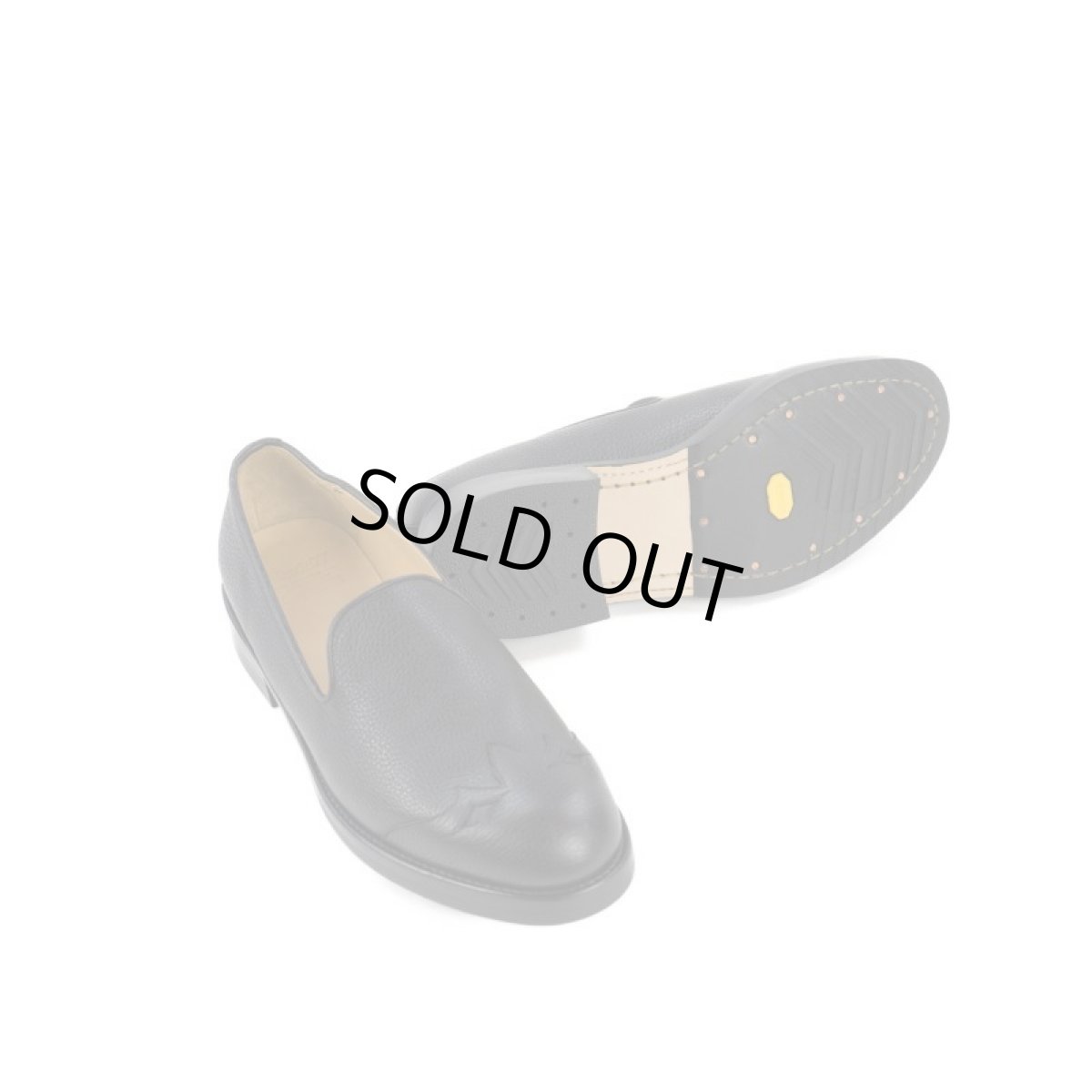 画像7: VARDE77 WESTERN LEATHER SLIP-ON BLACK (7)