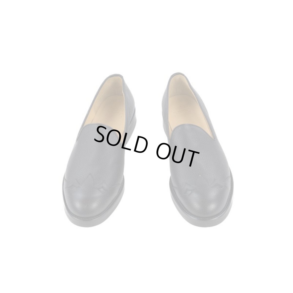 画像3: VARDE77 WESTERN LEATHER SLIP-ON BLACK (3)