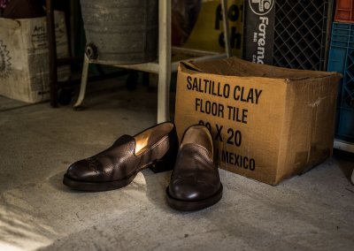 画像3: VARDE77 WESTERN LEATHER SLIP-ON BROWN