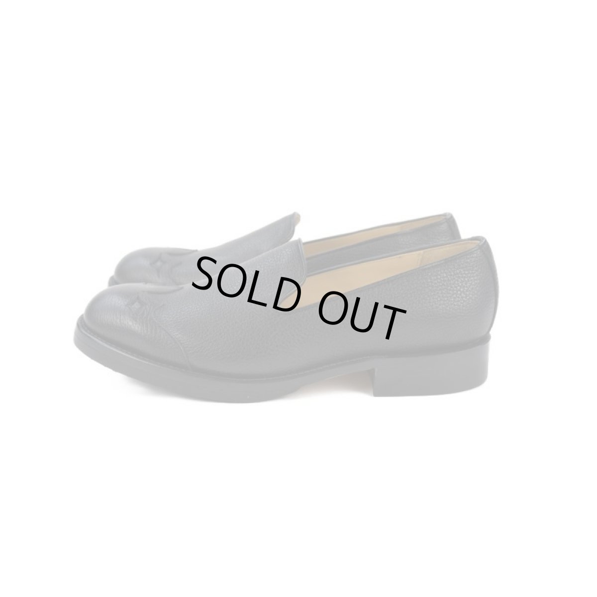 画像6: VARDE77 WESTERN LEATHER SLIP-ON BLACK (6)