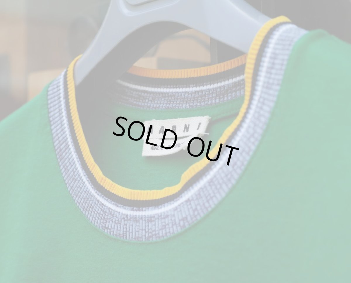 画像4: M A R N I  T-HIRTS GREEN HUMU0011EL (4)