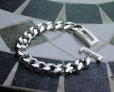 画像6: VARDE77   CHAIN BRACELET SILVER/13mm  (6)