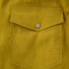 画像4: VARDE77 POLYNUBUCK SNAP SHIRTS MUSTARD (4)