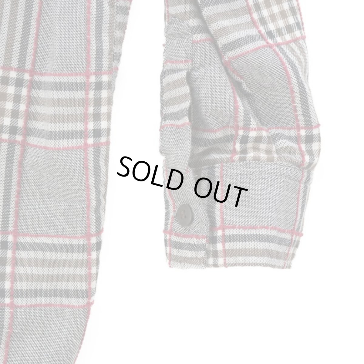 画像4: VARDE77 EMBROIDERY CHECK LONG SHIRTS GRAY (4)