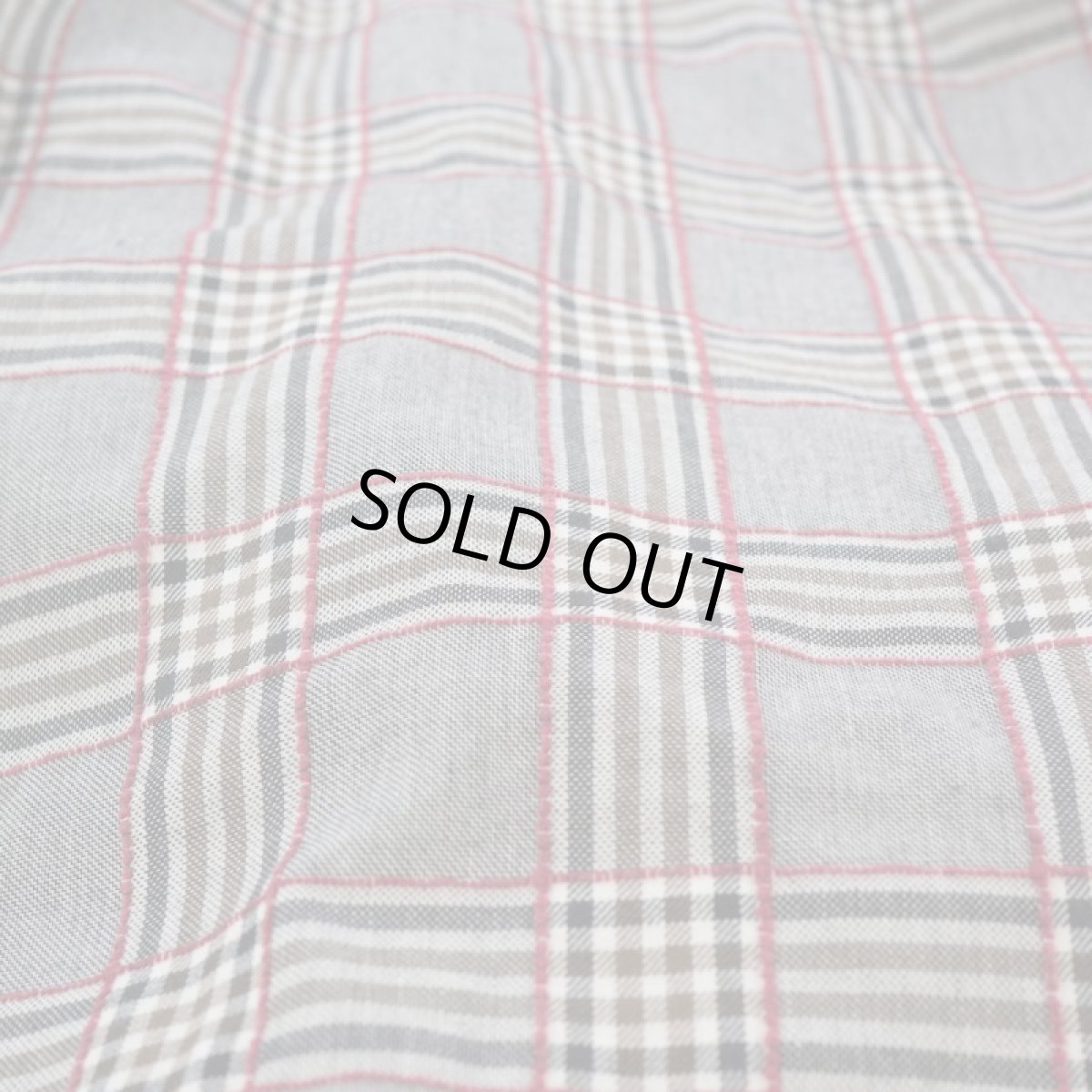 画像6: VARDE77 EMBROIDERY CHECK LONG SHIRTS GRAY (6)