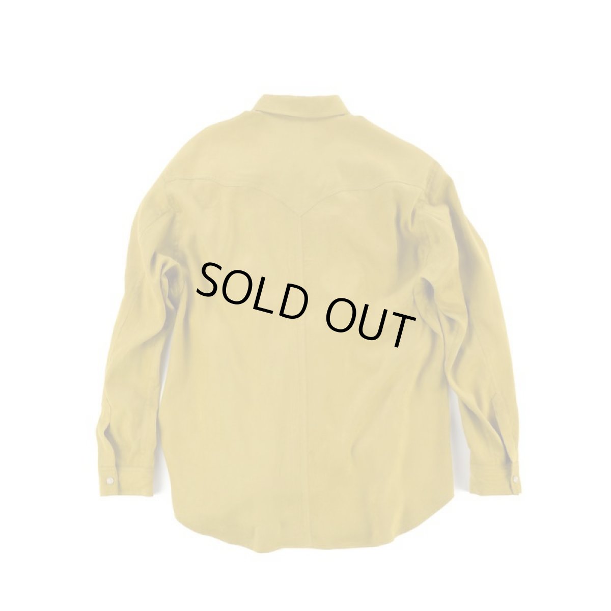画像6: VARDE77 POLYNUBUCK SNAP SHIRTS MUSTARD (6)
