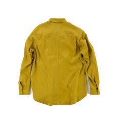 画像6: VARDE77 POLYNUBUCK SNAP SHIRTS MUSTARD (6)