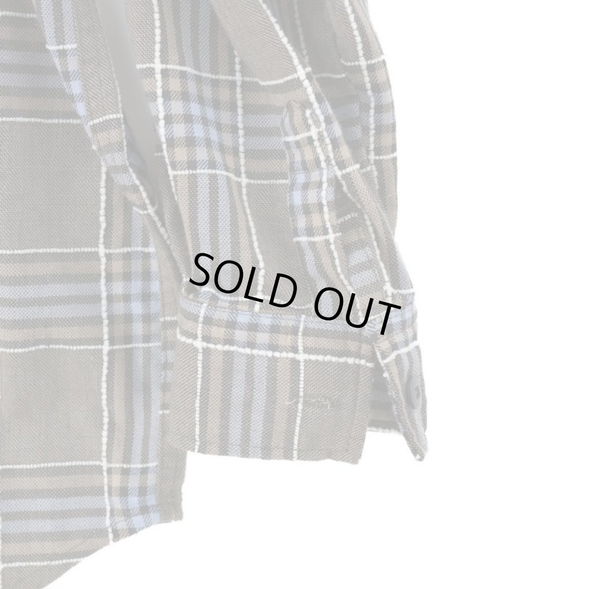 画像4: VARDE77 EMBROIDERY CHECK LONG SHIRTS BROWN (4)