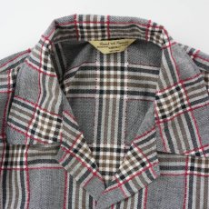 画像2: VARDE77 EMBROIDERY CHECK LONG SHIRTS GRAY (2)