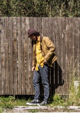 画像9: VARDE77 POLYNUBUCK SNAP SHIRTS MUSTARD (9)