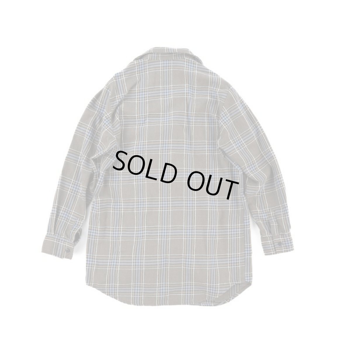 画像5: VARDE77 EMBROIDERY CHECK LONG SHIRTS BROWN (5)