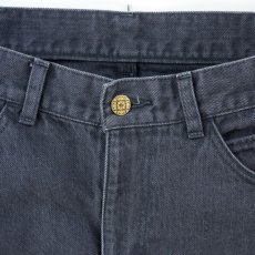 画像2: VARDE77 PARE AWAY STANDARD SLIM DENIM PANTS BLACK BIOWASH (2)