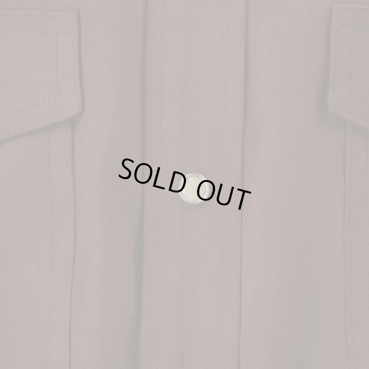 画像3: VARDE77 POLYNUBUCK SNAP SHIRTS BROWN (3)