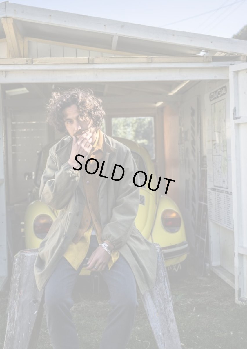 画像8: VARDE77 POLYNUBUCK SNAP SHIRTS MUSTARD (8)