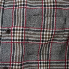 画像3: VARDE77 EMBROIDERY CHECK LONG SHIRTS GRAY (3)