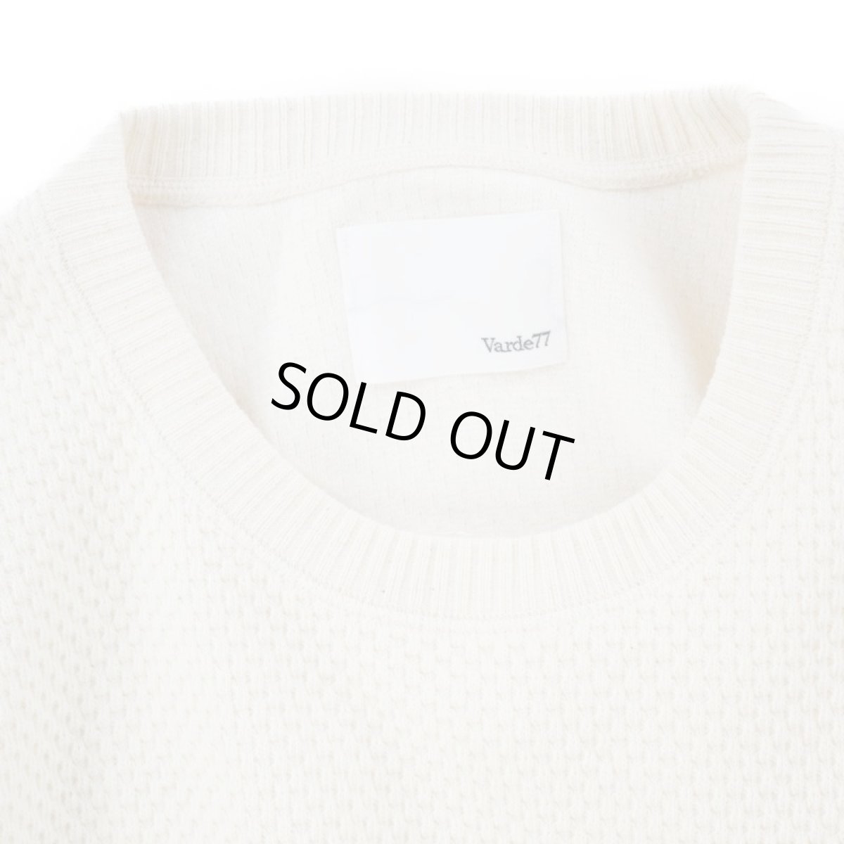 画像2: VARDE77 TRANK JACQUARD THERMAL CREWNECK (2)