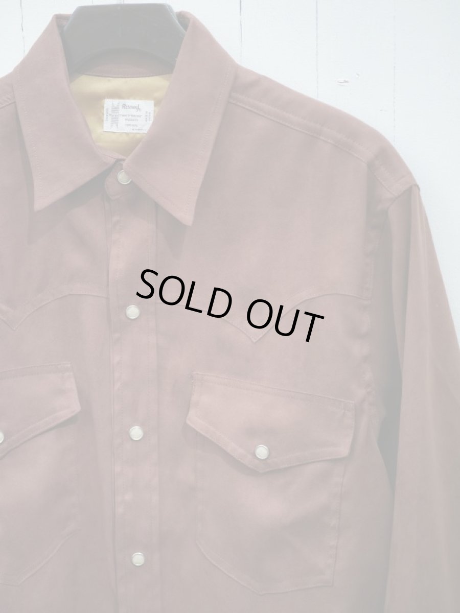 画像13: VARDE77 POLYNUBUCK SNAP SHIRTS BROWN (13)