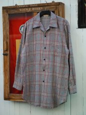 画像8: VARDE77 EMBROIDERY CHECK LONG SHIRTS GRAY (8)