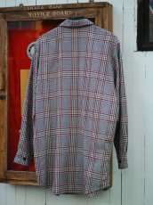 画像12: VARDE77 EMBROIDERY CHECK LONG SHIRTS GRAY (12)