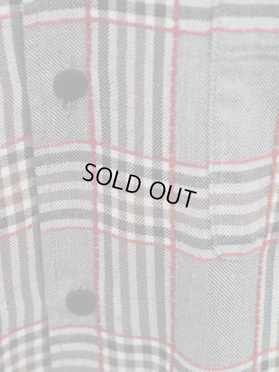 画像10: VARDE77 EMBROIDERY CHECK LONG SHIRTS GRAY (10)