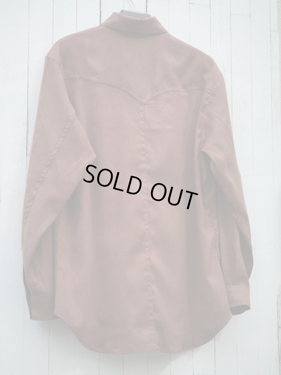 画像15: VARDE77 POLYNUBUCK SNAP SHIRTS BROWN (15)