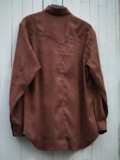 画像15: VARDE77 POLYNUBUCK SNAP SHIRTS BROWN (15)