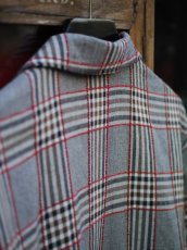 画像13: VARDE77 EMBROIDERY CHECK LONG SHIRTS GRAY (13)