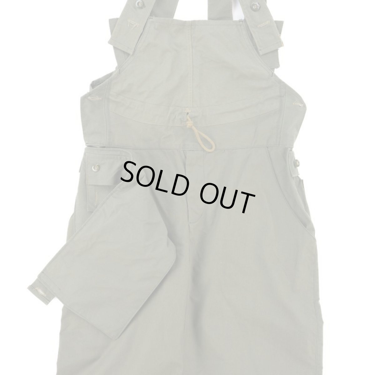 画像4: VARDE77 -MAKEOVER- MILITARY TENT APLON OVERALL (4)