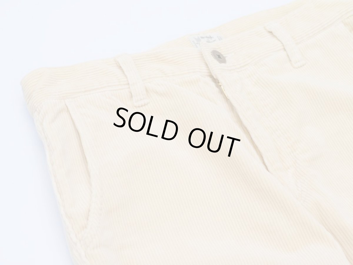 画像4: VARDE77 TAPERED CORDUROY PANTS  IVORY (4)