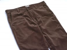 画像2: VARDE77 TAPERED CORDUROY PANTS  BROWN (2)