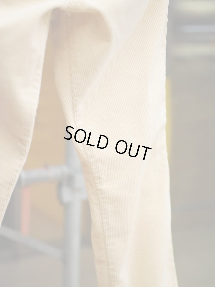 画像10: VARDE77 TAPERED CORDUROY PANTS  IVORY (10)