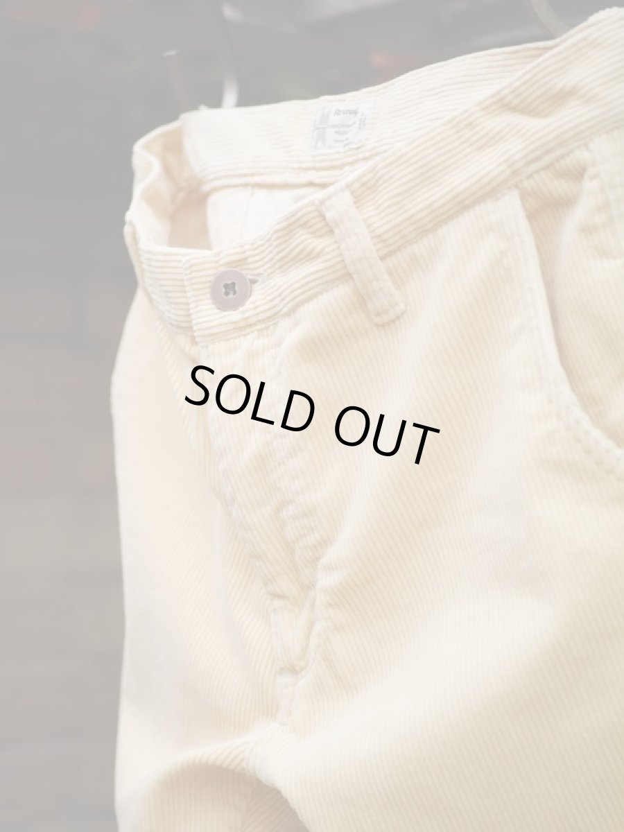 画像11: VARDE77 TAPERED CORDUROY PANTS  IVORY (11)