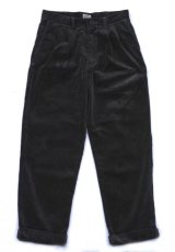 画像1: VARDE77 2TAC CORDUROY PANTS BLACK (1)