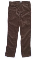 画像1: VARDE77 TAPERED CORDUROY PANTS  BROWN (1)