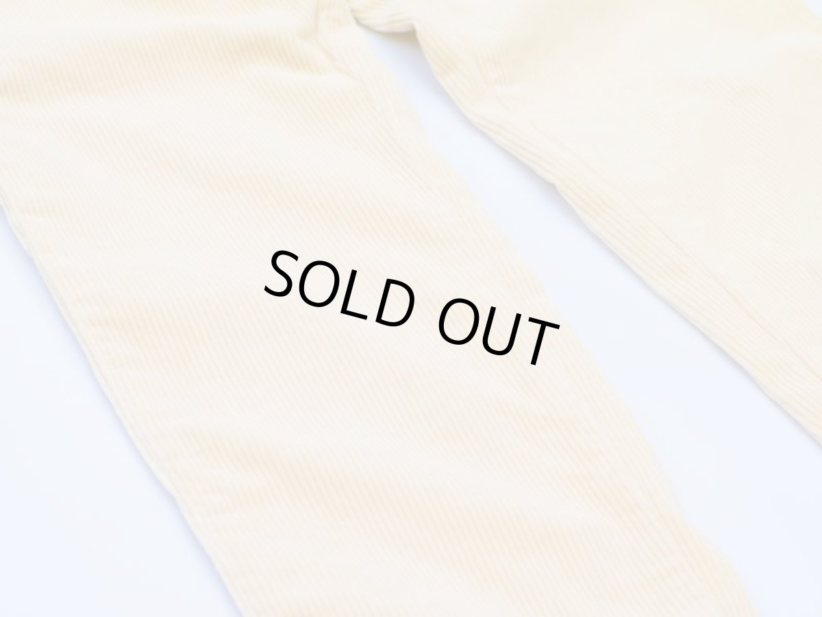 画像3: VARDE77 TAPERED CORDUROY PANTS  IVORY (3)