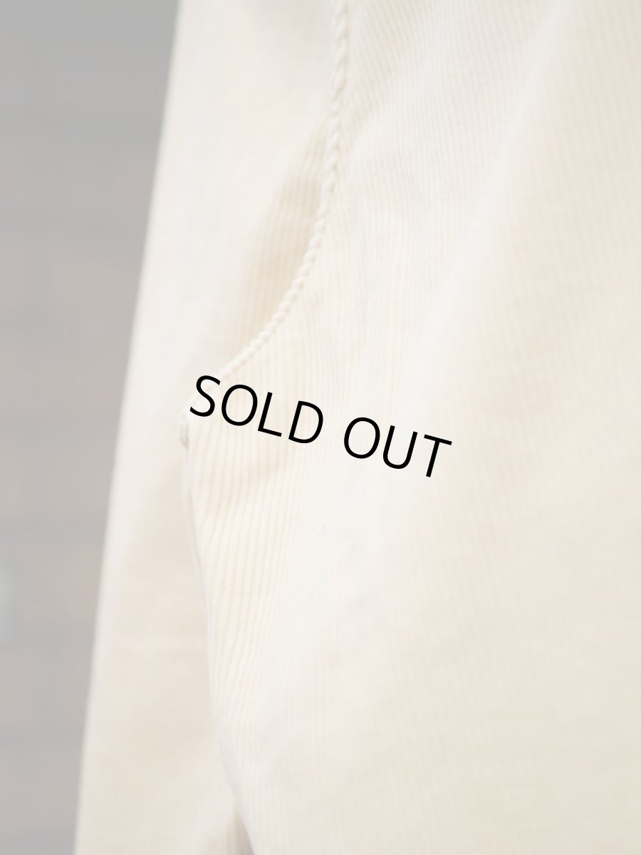 画像18: VARDE77 TAPERED CORDUROY PANTS  IVORY (18)