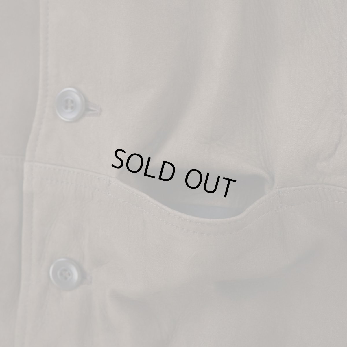 画像4: VARDE77  NO COLLAR NUBUCK LEATHER JACKET (4)