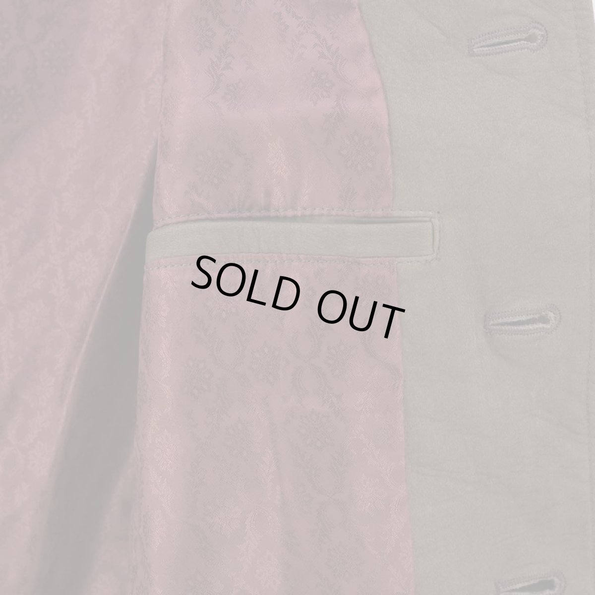 画像8: VARDE77  NO COLLAR NUBUCK LEATHER JACKET (8)