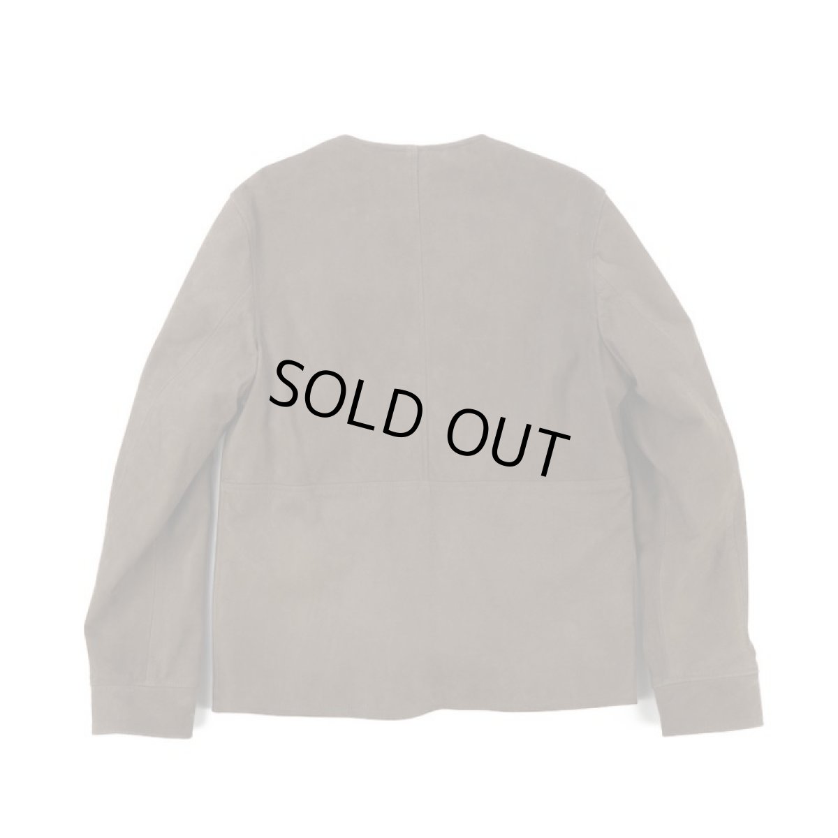 画像6: VARDE77  NO COLLAR NUBUCK LEATHER JACKET (6)