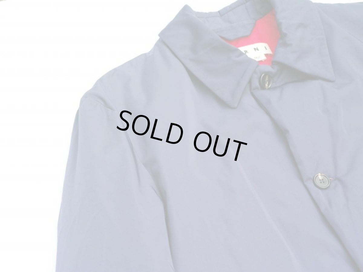 画像3: M A R N I  NYLON TWILL COAT NAVY (3)