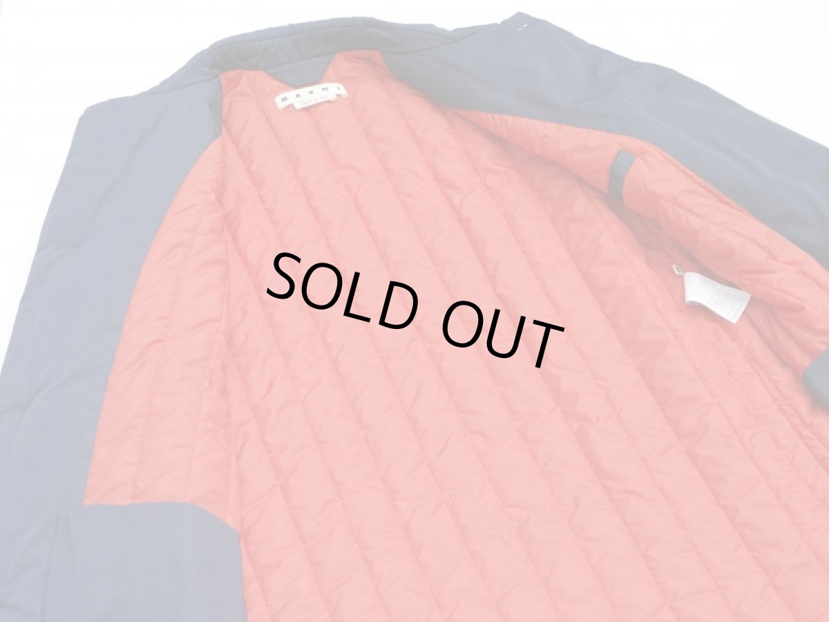 画像7: M A R N I  NYLON TWILL COAT NAVY (7)