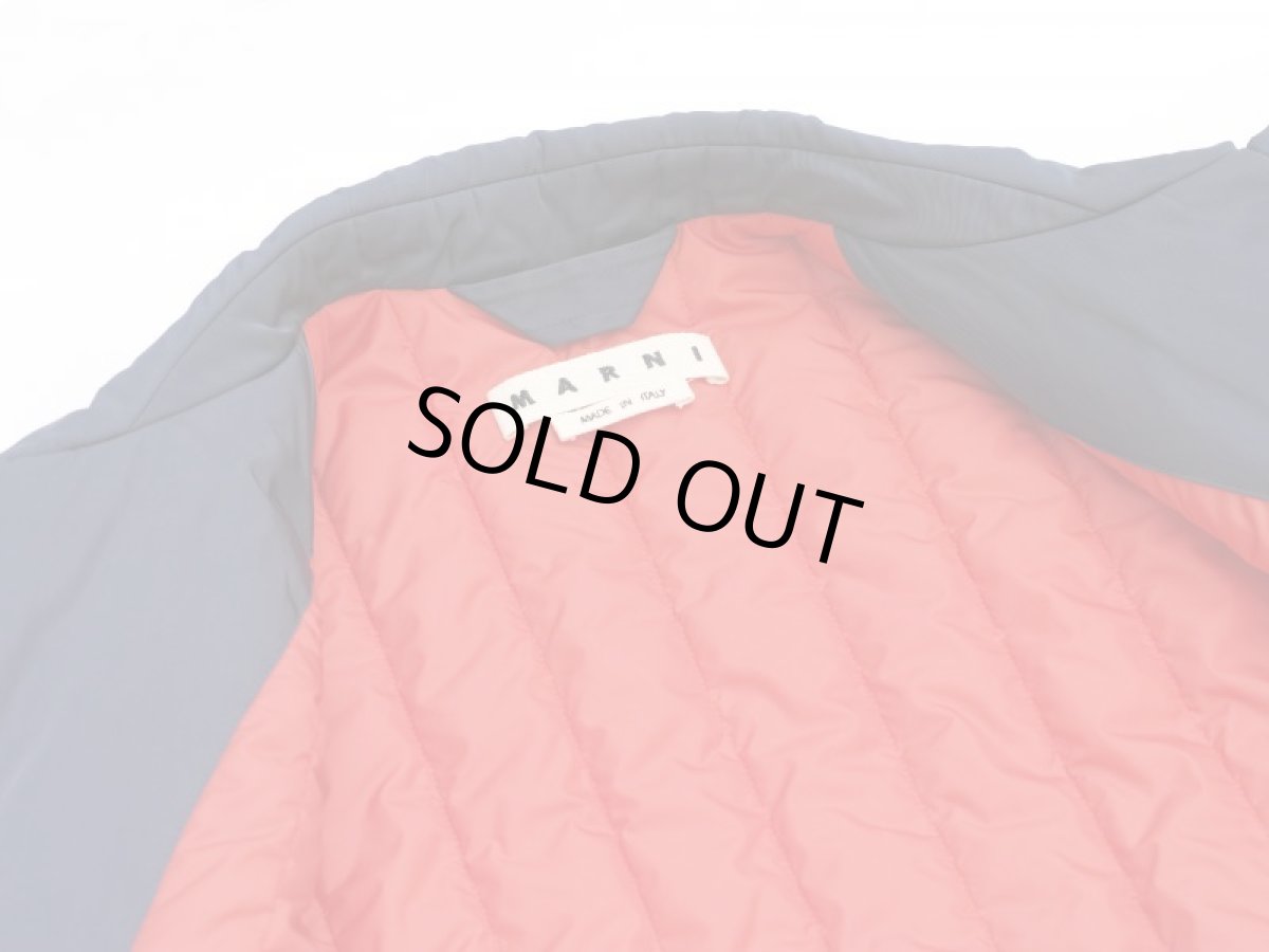 画像8: M A R N I  NYLON TWILL COAT NAVY (8)