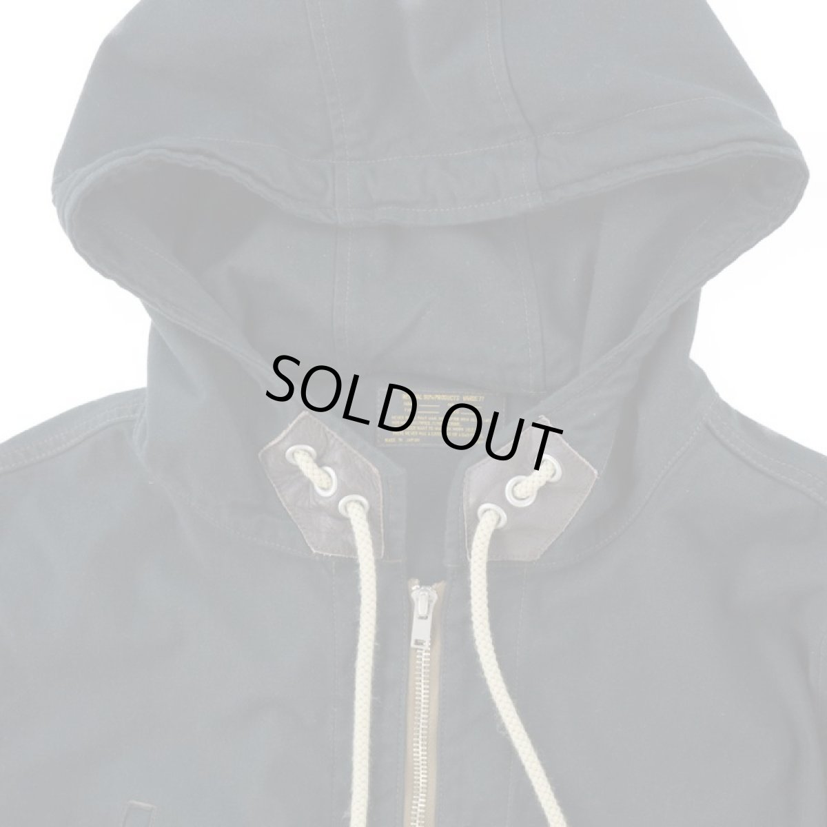 画像2: VARDE77 US ARMY D-2 TYPE PARKA BLACK (2)