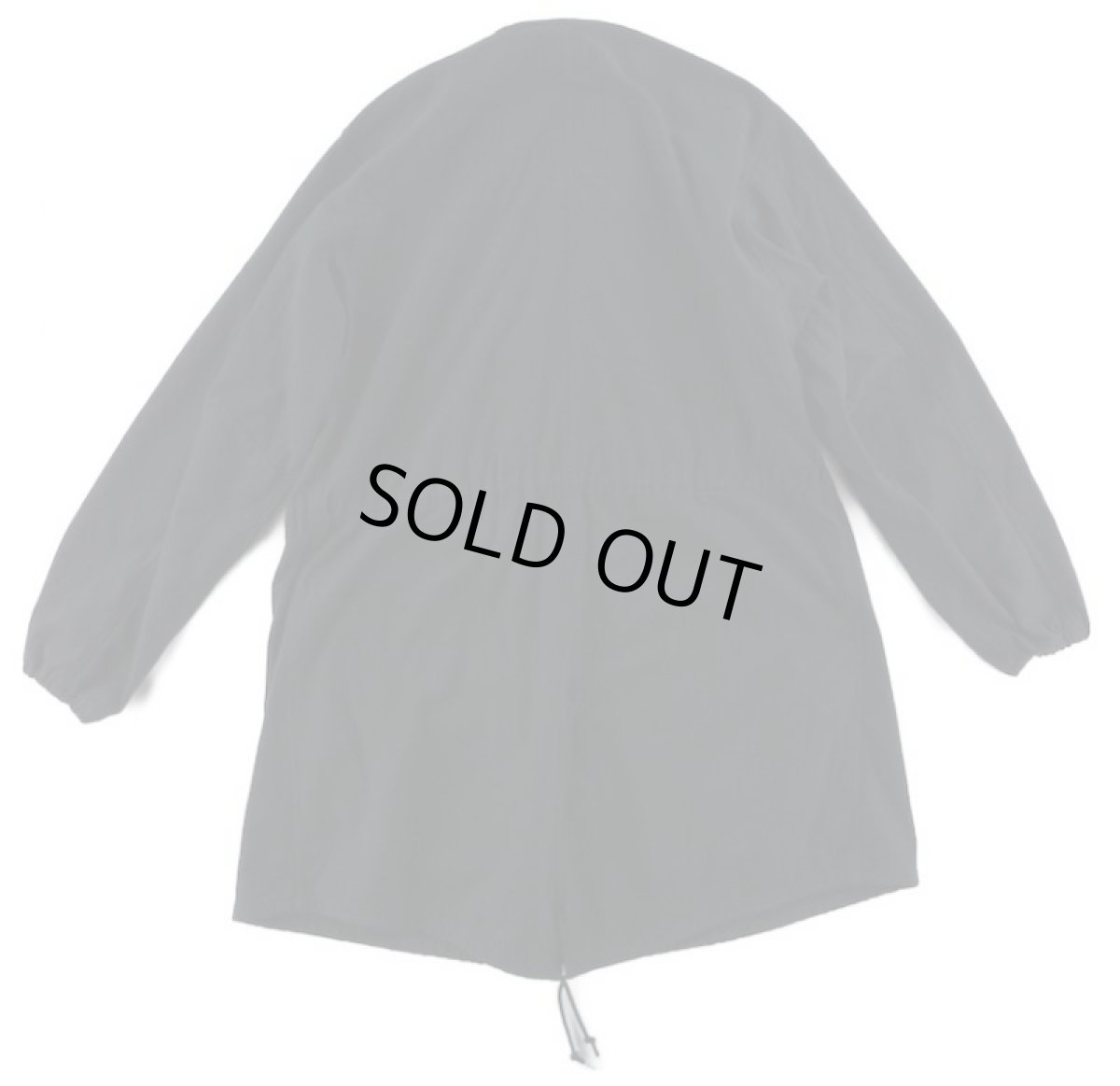 画像6: VARDE77 62' US ARMY VESICANT GAS PROTECTIVE COAT〈SOLID〉 BLACK (6)