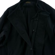 画像5: VARDE77 62' US ARMY VESICANT GAS PROTECTIVE COAT〈SOLID〉 BLACK (5)