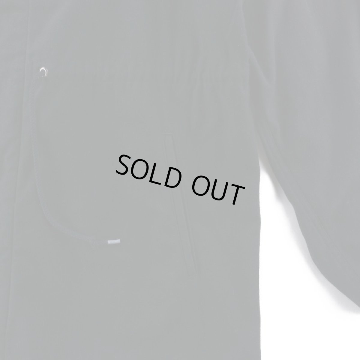 画像4: VARDE77 62' US ARMY VESICANT GAS PROTECTIVE COAT〈SOLID〉 BLACK (4)