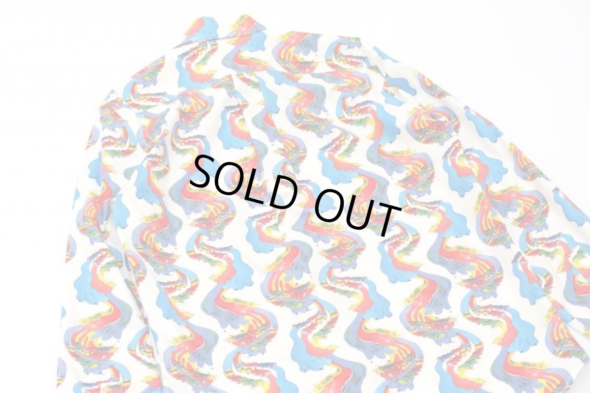 画像8: M A R N I  COTTON SHIRT WITH FIREBIRD PRINT BY BRUNO BOZZETTO (8)