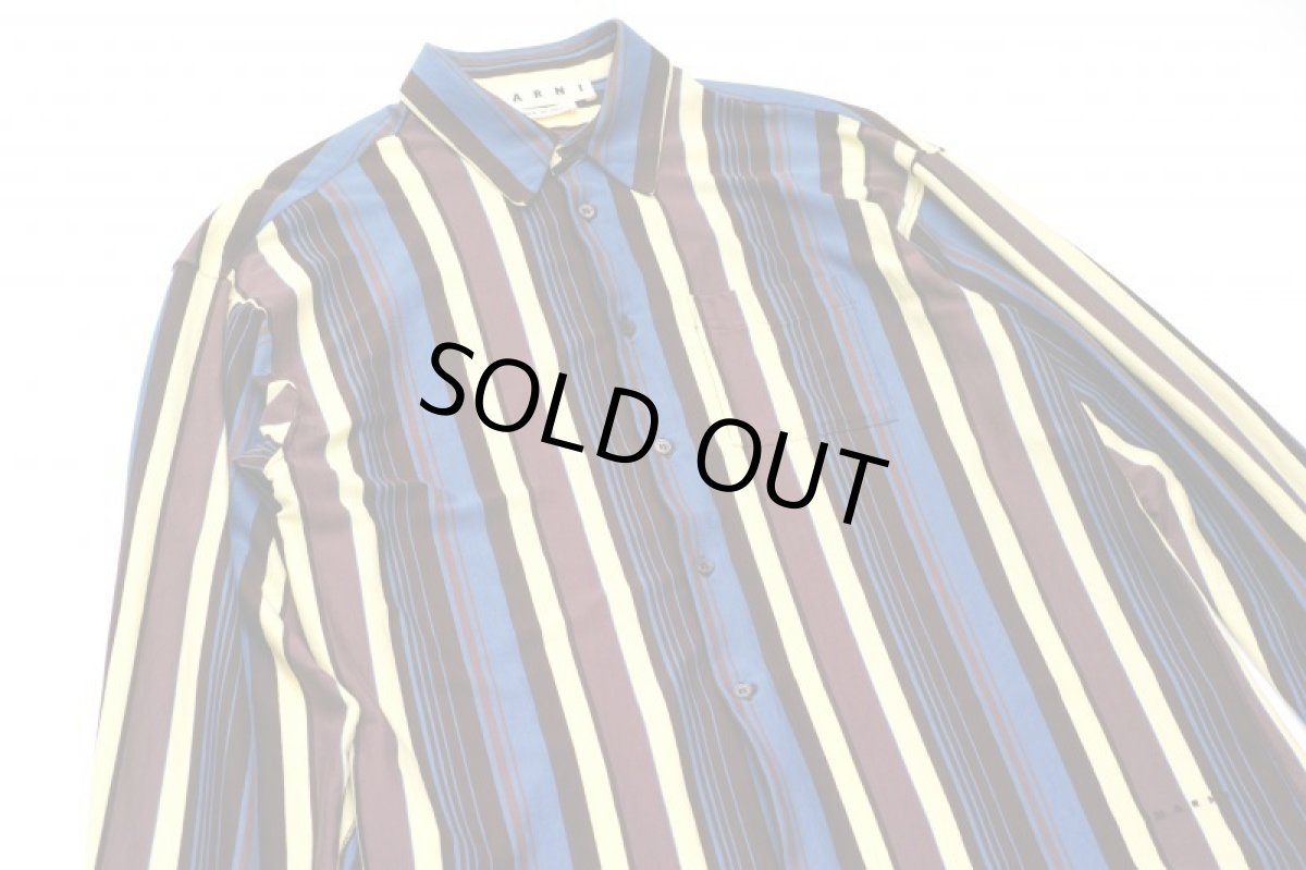 画像2: M A R N I  STRIPE OVER SHIRTS (2)